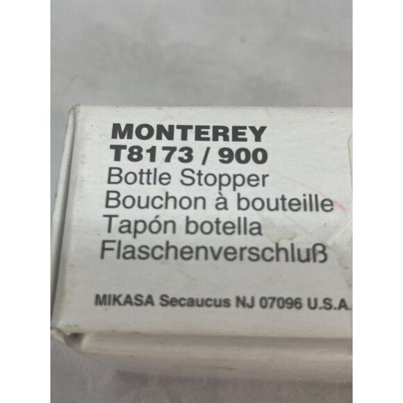 Mikasa Austrian Crystal Bottle Stopper Wine Cork 5” - Picture 3 of 3